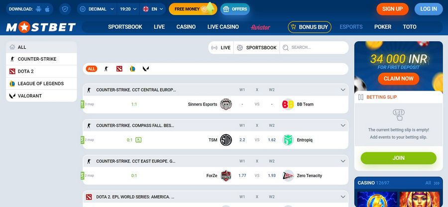 Mostbet Online Gaming